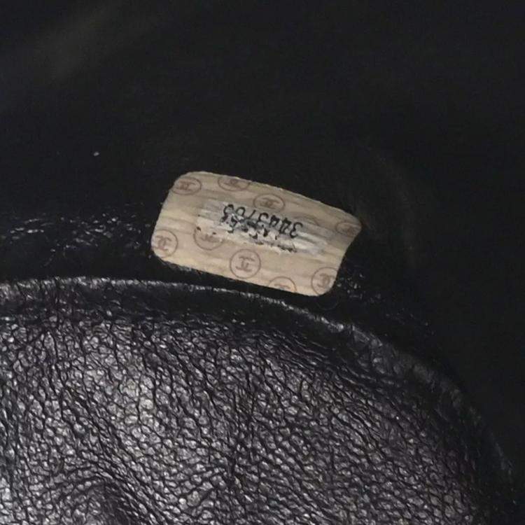 Pre Owned Chanel Black Lambskin Large Duma Backpack