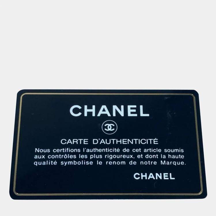 Pre Owned Chanel Caviar Skin Beige CC Coco Mark Tote Bag