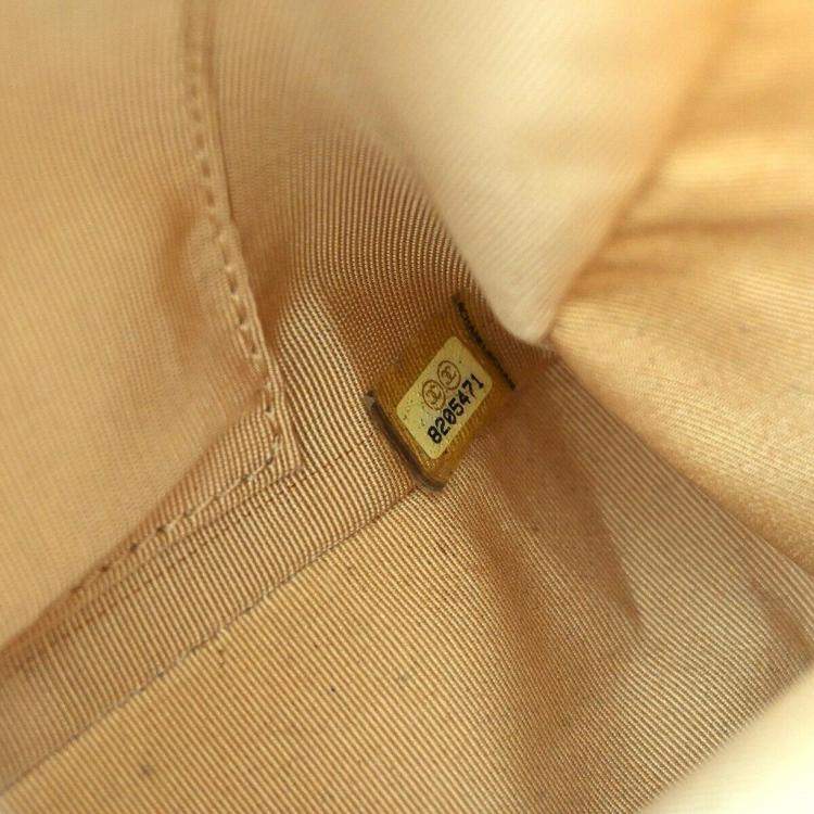 Pre Owned Chanel Beige Calfskin Grand Shopping Tote GST Chain Handbag