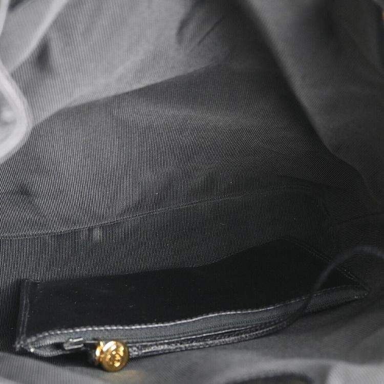 مملوكة مسبقًا Chanel Black Calfskin Triple CC Backpack