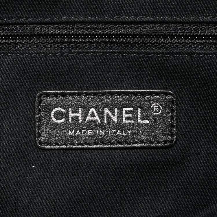 Pre Owned Chanel Grey Canvas Medium Deauville Shopper Tote