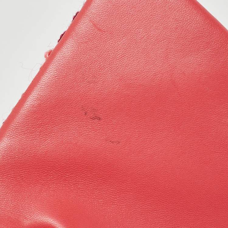 Pre Owned Chanel Multicolor Leather and Fabric Classic Patchwork Jumbo Single Flap Bag