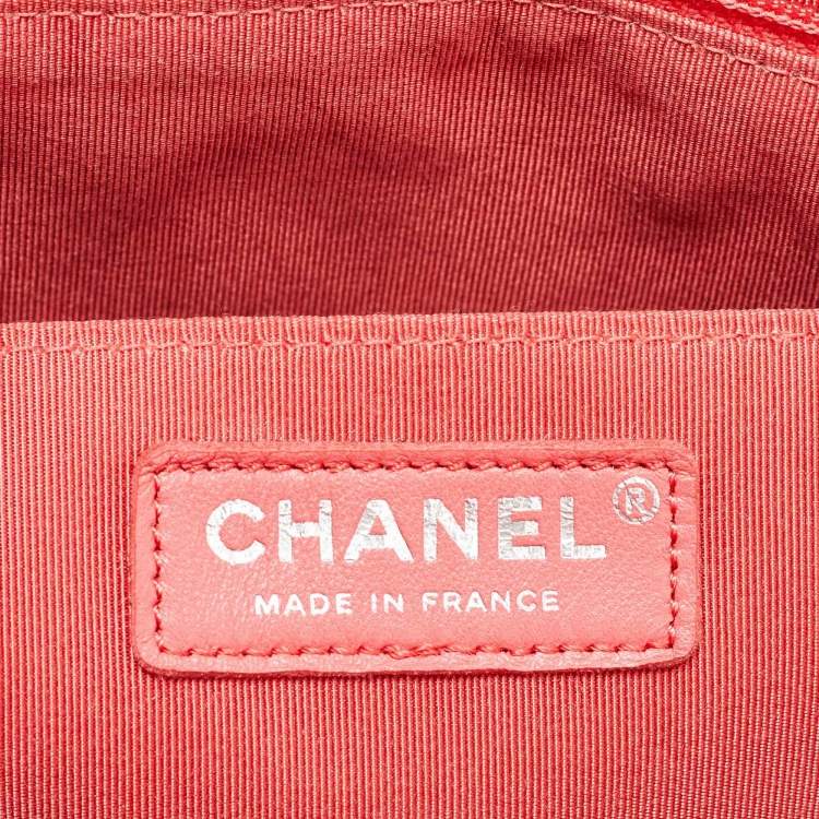 Pre Owned Chanel Multicolor Leather and Fabric Classic Patchwork Jumbo Single Flap Bag