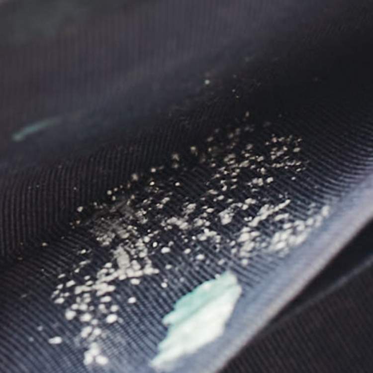 Pre Owned Chanel Navy Blue Quilted Leather Micro Trendy CC Clutch