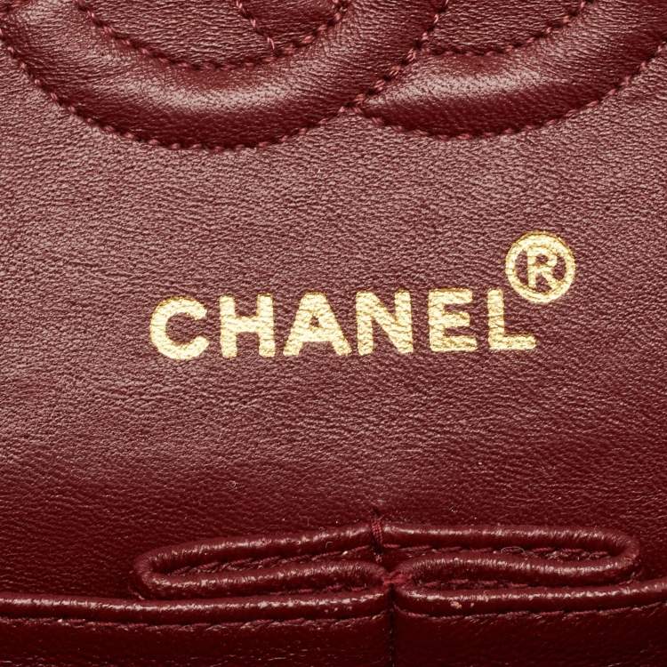 Pre Owned Chanel Black Quilted Leather Small Classic Double Flap Bag