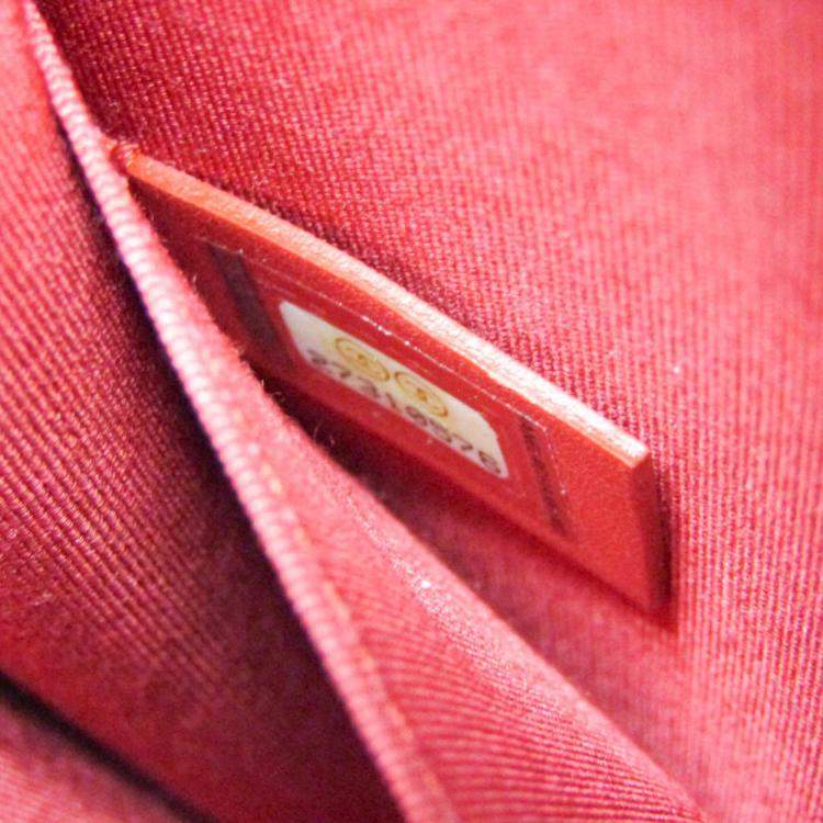 Pre Owned Chanel Red Boy Chanel Leather Shoulder Bag