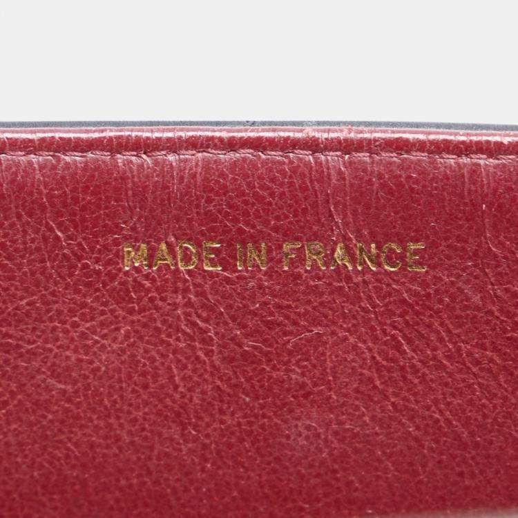 Pre Owned Chanel Black Lambskin Matelasse Coco Mark Chain Shoulder Bag
