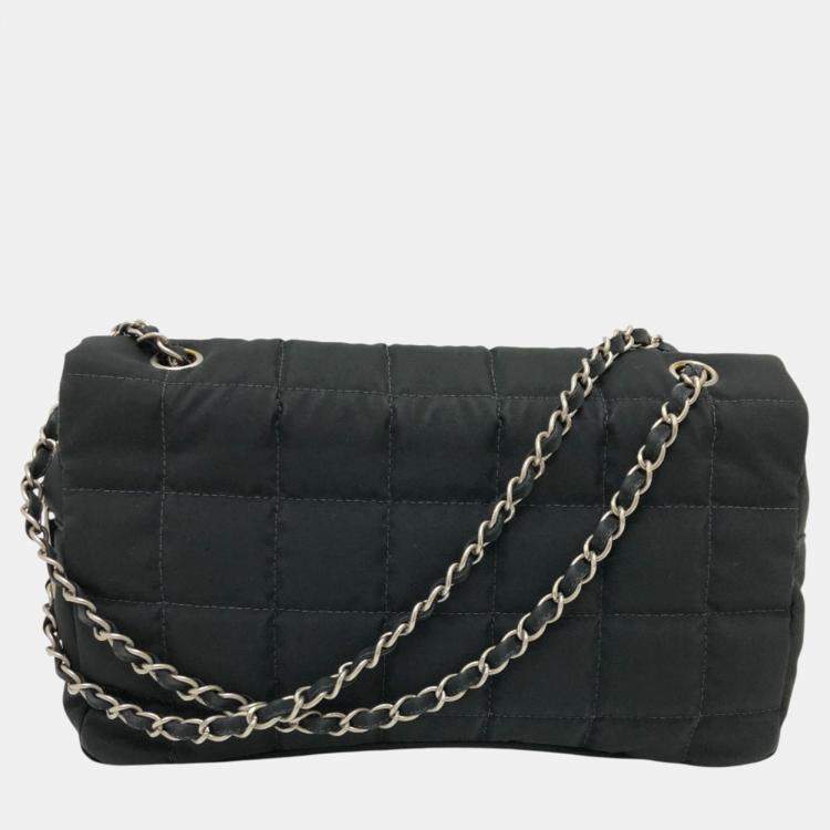 Pre Owned Chanel Black Cc Mark Chain Crossbody Bag
