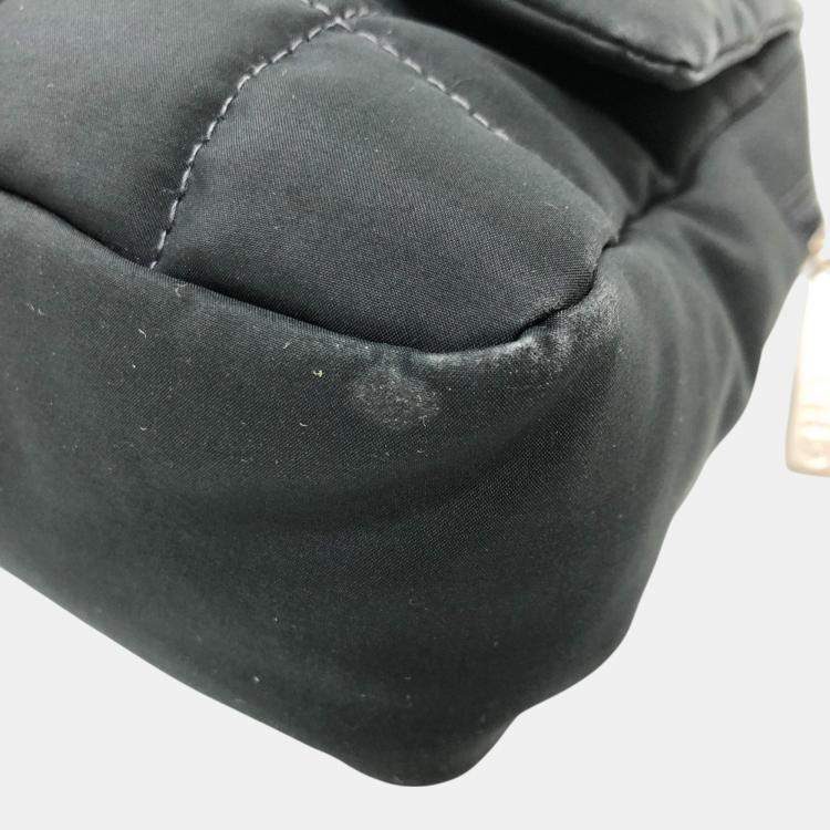 Pre Owned Chanel Black Cc Mark Chain Crossbody Bag