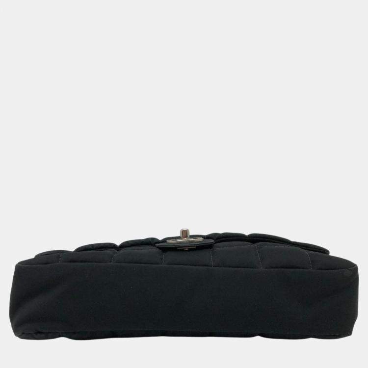 Pre Owned Chanel Black Cc Mark Chain Crossbody Bag