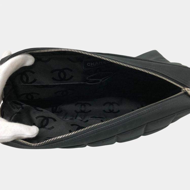 Pre Owned Chanel Black Cc Mark Chain Crossbody Bag