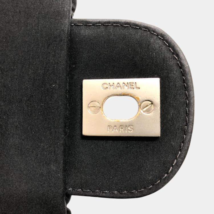 Pre Owned Chanel Black Cc Mark Chain Crossbody Bag