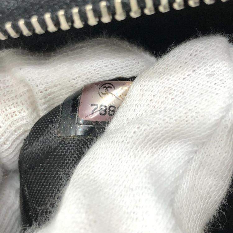 Pre Owned Chanel Black Cc Mark Chain Crossbody Bag