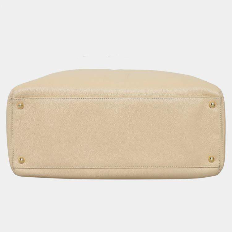 Pre Owned Chanel Caviar Executive Cerf Tote Bag