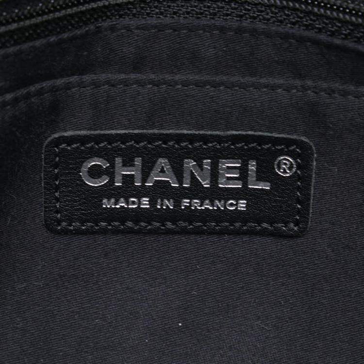 Pre Owned Chanel Multicolor  Denim Coco Mark Patchwork Chain Shoulder Bag 