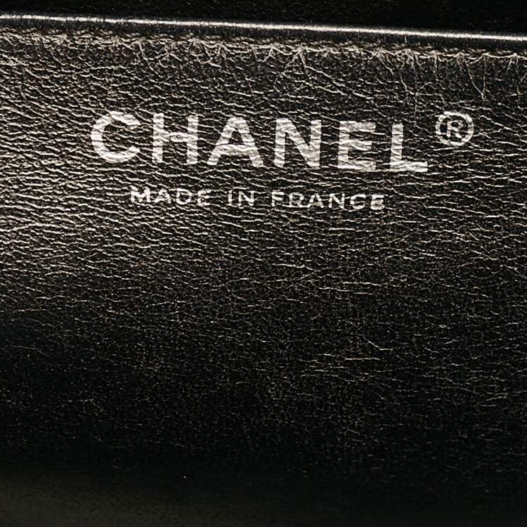 Pre Owned Chanel Black Quilted Leather Maxi Classic Single Flap Bag