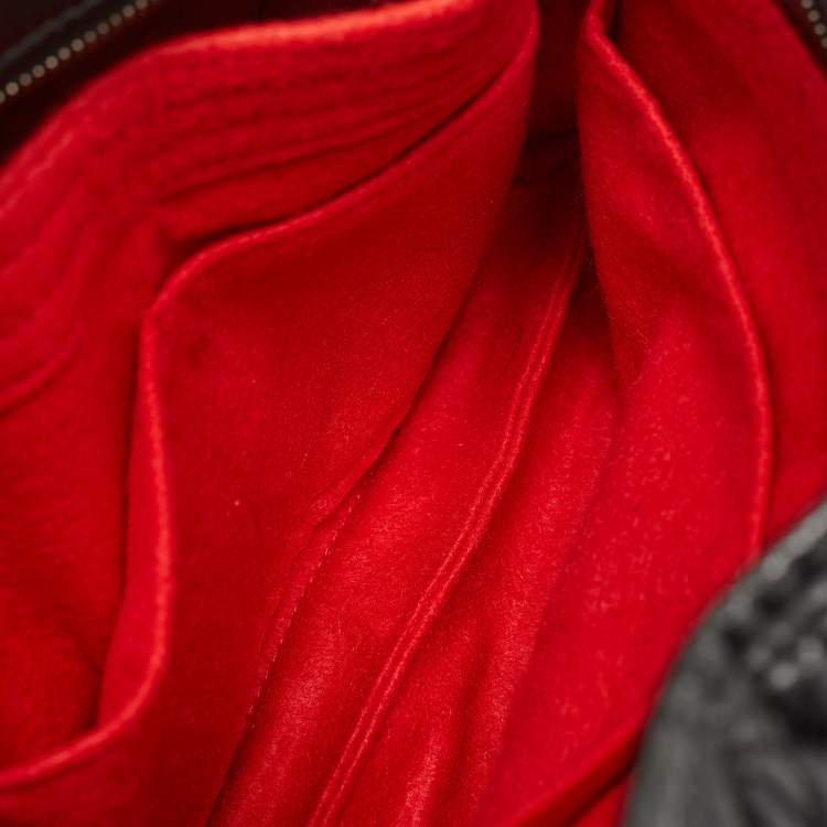 Pre Owned Chanel Black Quilted Aged Leather Large Gabrielle Hobo
