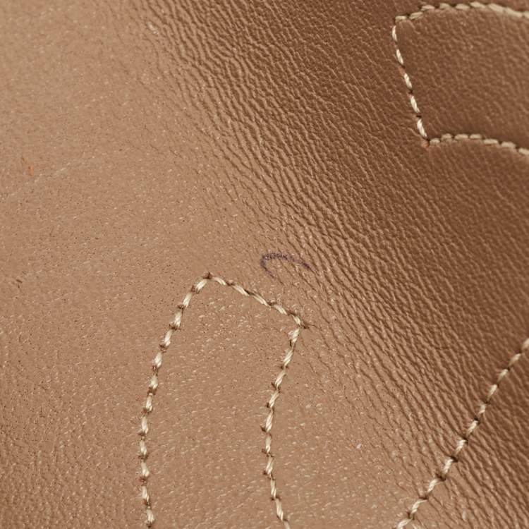 Pre Owned Chanel Bronze Quilted Aged Leather 226 Reissue 2.55 Flap Bag