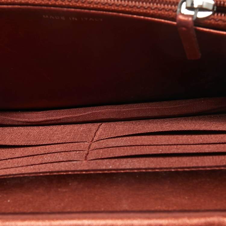 Pre Owned Chanel Bronze Lizard CC Wallet on Chain