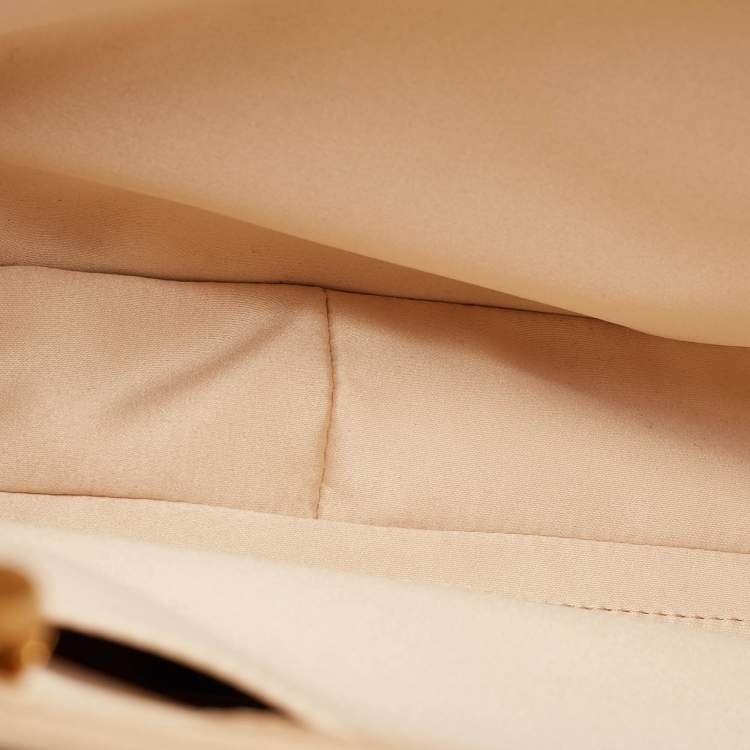 Pre Owned Chanel Beige Quilted Caviar Leather Grand Shopper Tote