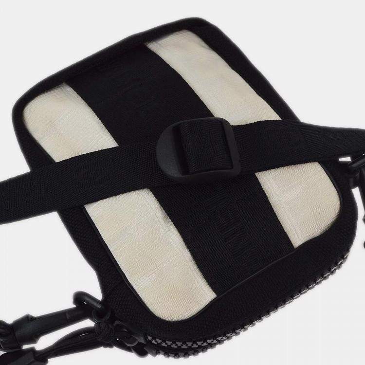Pre Owned Chanel Beige /Black Travel Sport Line Shoulder Bag