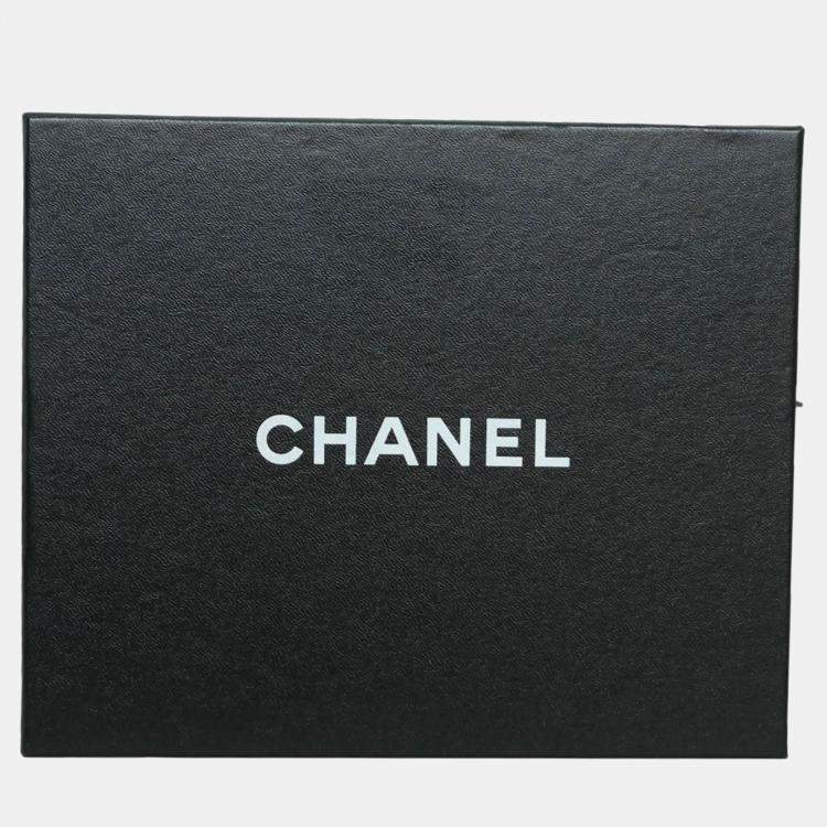 Pre Owned Chanel Beige CC Flap Long Wallet