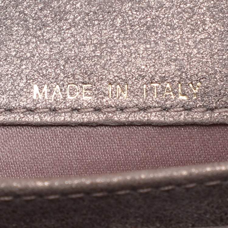 Pre Owned Chanel Beige Coated Tweed CC Flap Wallet