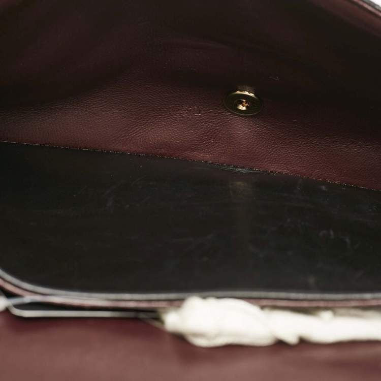 Pre Owned Chanel Black Quilted Leather Maxi Classic Double Flap Bag