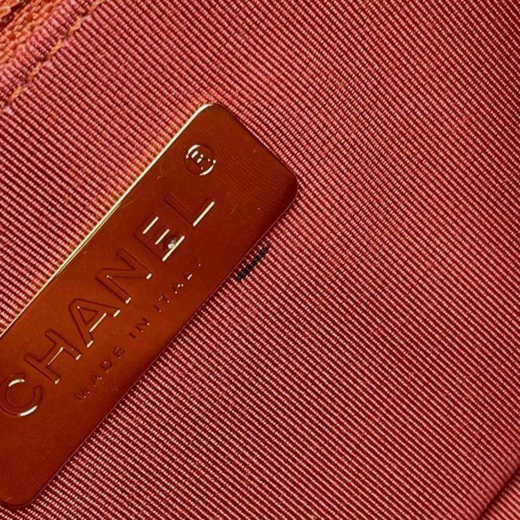 Pre Owned Chanel Pink Lambskin Leather Camera Shoulder Bag