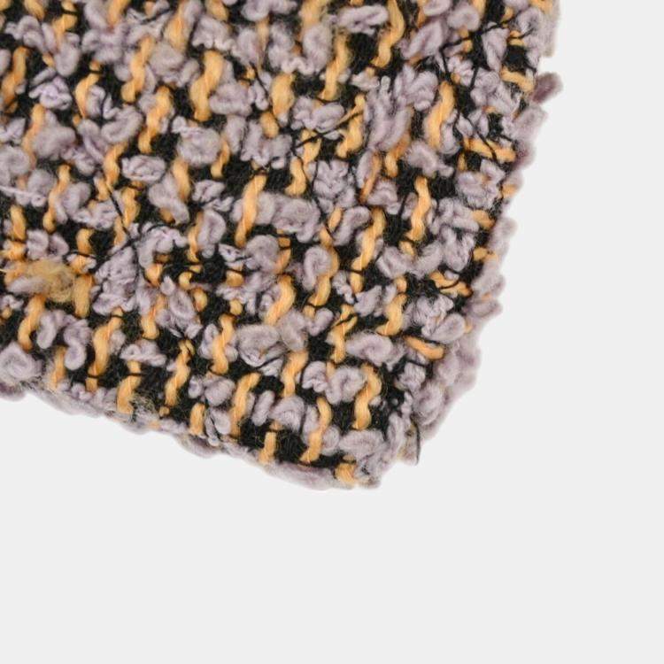 Pre Owned Chanel Multicolour Tweed Mini Square Handbag