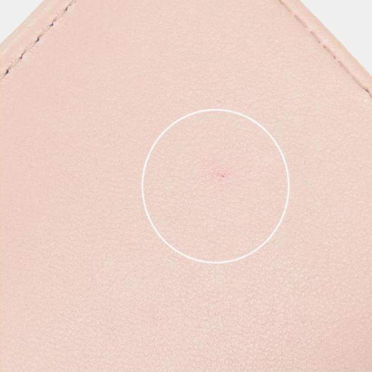 Pre Owned Chanel Shoulder Bag 19 Lambskin Pink Phone Chain Clutch
