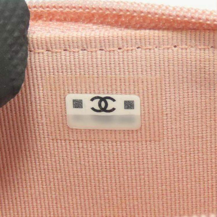 Pre Owned Chanel Shoulder Bag 19 Lambskin Pink Phone Chain Clutch