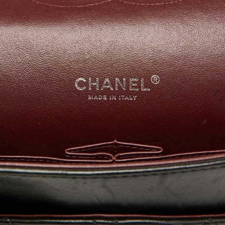 Pre Owned Chanel Black Quilted Leather Maxi Classic Double Flap Bag