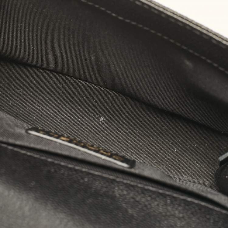 Pre Owned Chanel Black Caviar Leather Small Boy Flap Bag