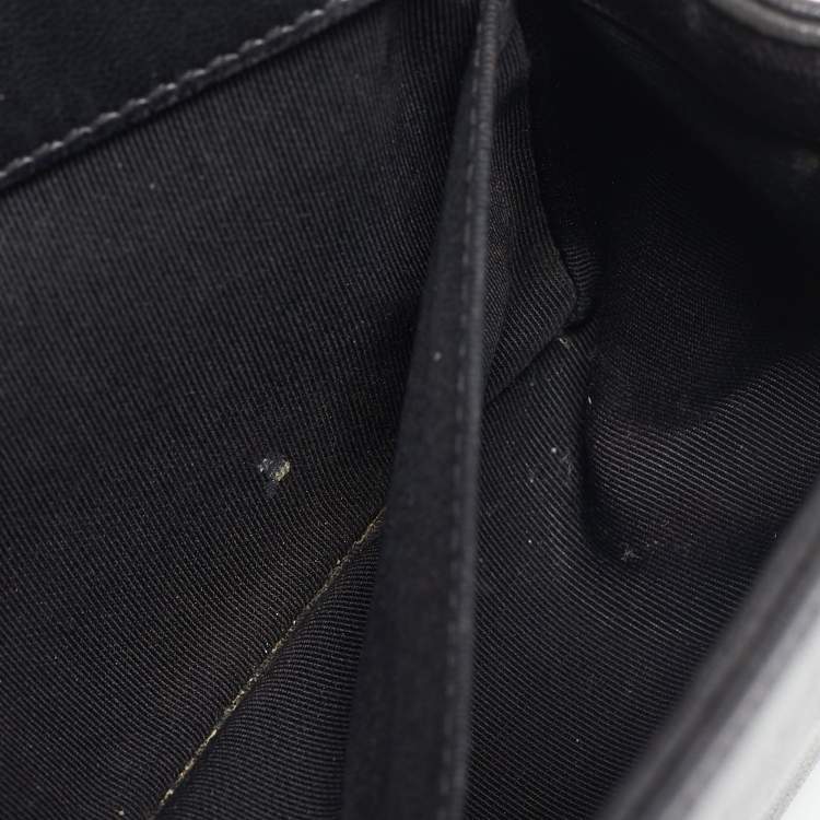 Pre Owned Chanel Black Quilted Leather Small Boy Flap Bag