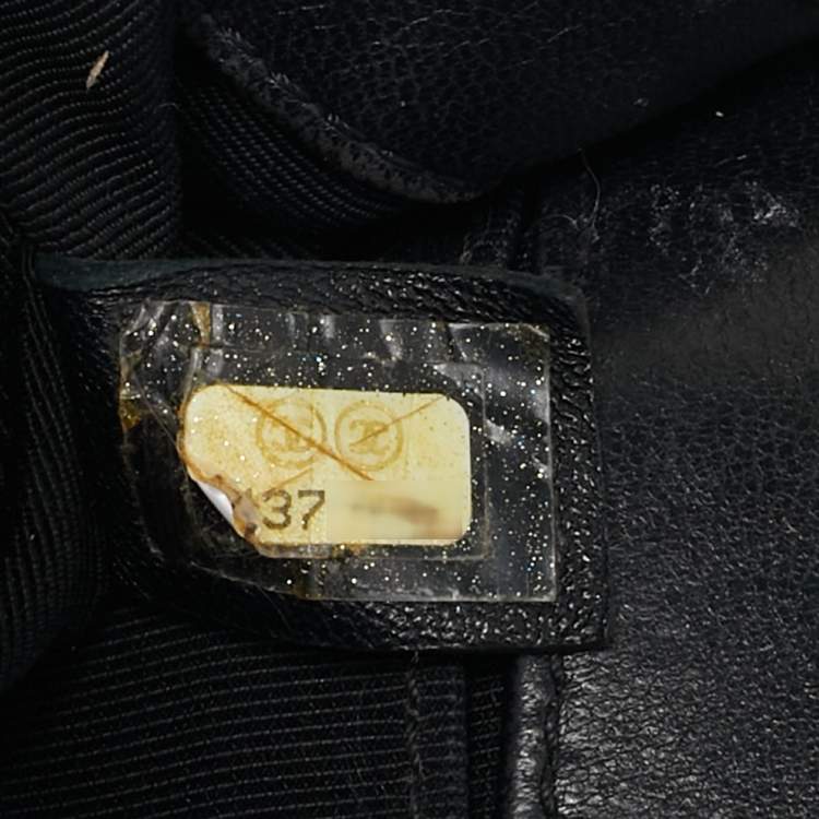 Pre Owned Chanel Black Quilted Leather Small Boy Flap Bag