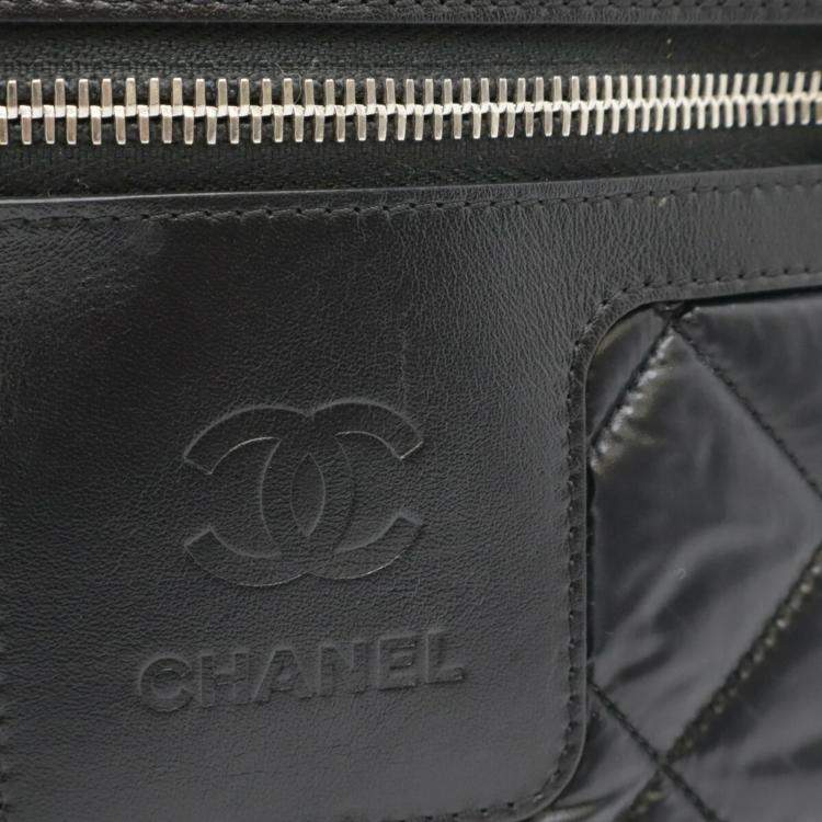 Pre Owned Chanel Black Nylon and Leather Cococoon Quilted Backpack