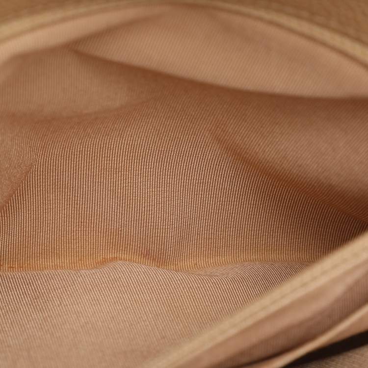 Pre Owned Chanel Beige Caviar Leather Vintage Kelly Bag
