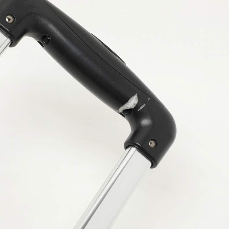 مملوكة مسبقًا Chanel Black Nylon Travel Ligne 2 Wheeled Trolley Rolling Luggage