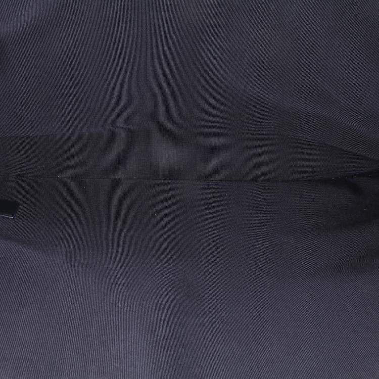 Pre Owned Chanel Blue Large Denim Gabrielle O Case Clutch Bag