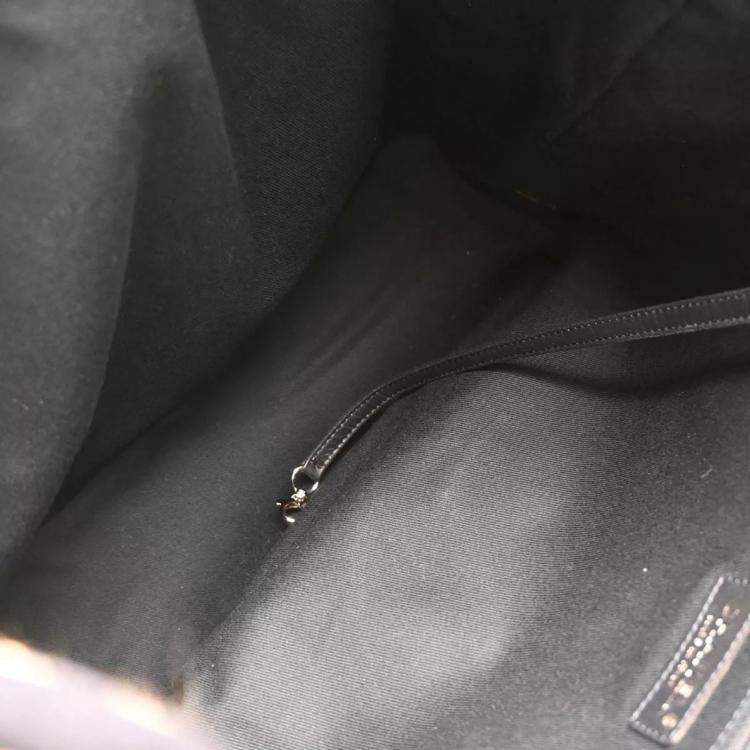 Pre Owned Chanel White Straw Deauville Backpack