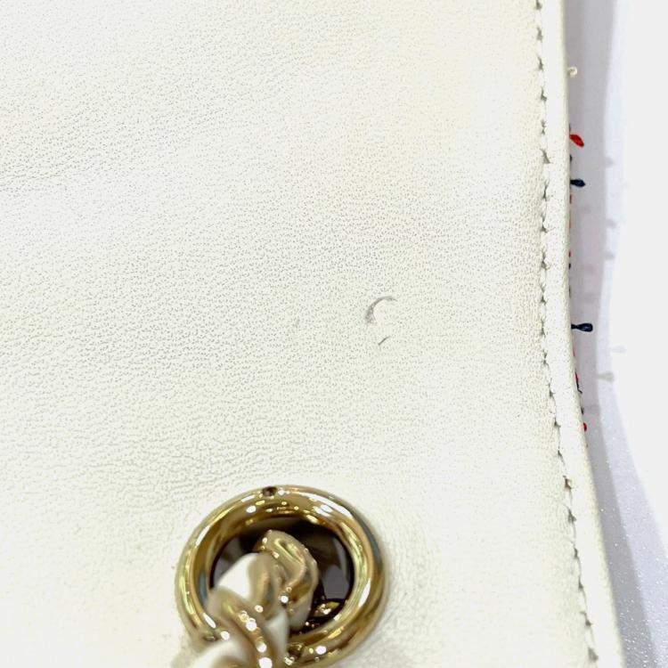 Pre Owned Chanel Multicolor Tweed CC Mania Flap Bag