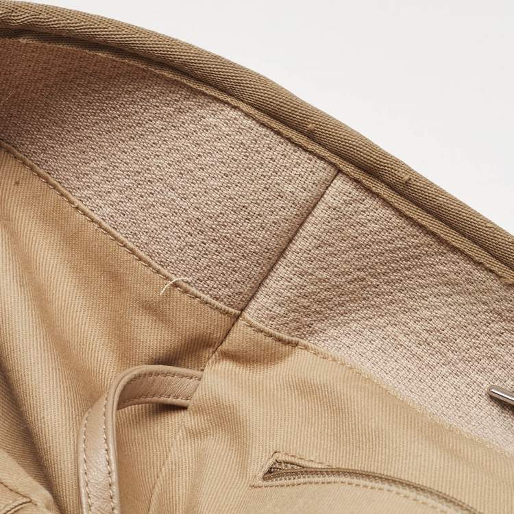 Pre Owned Chanel Beige Canvas Large Deauville Shopper Tote