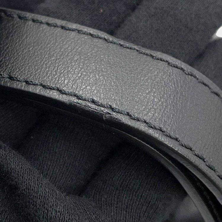 Pre Owned Chanel Black Lambskin Uniform Crossbody Bag