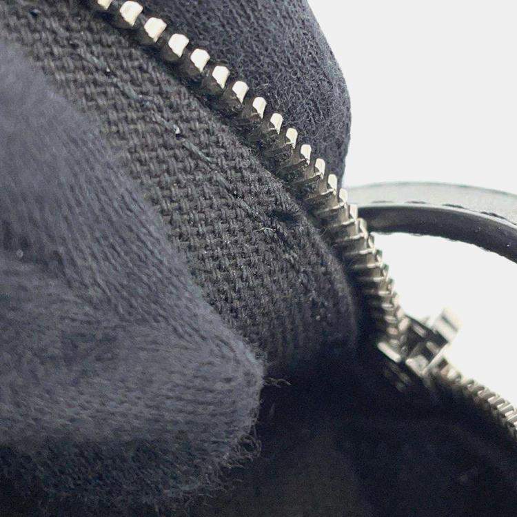Pre Owned Chanel Black Lambskin Uniform Crossbody Bag