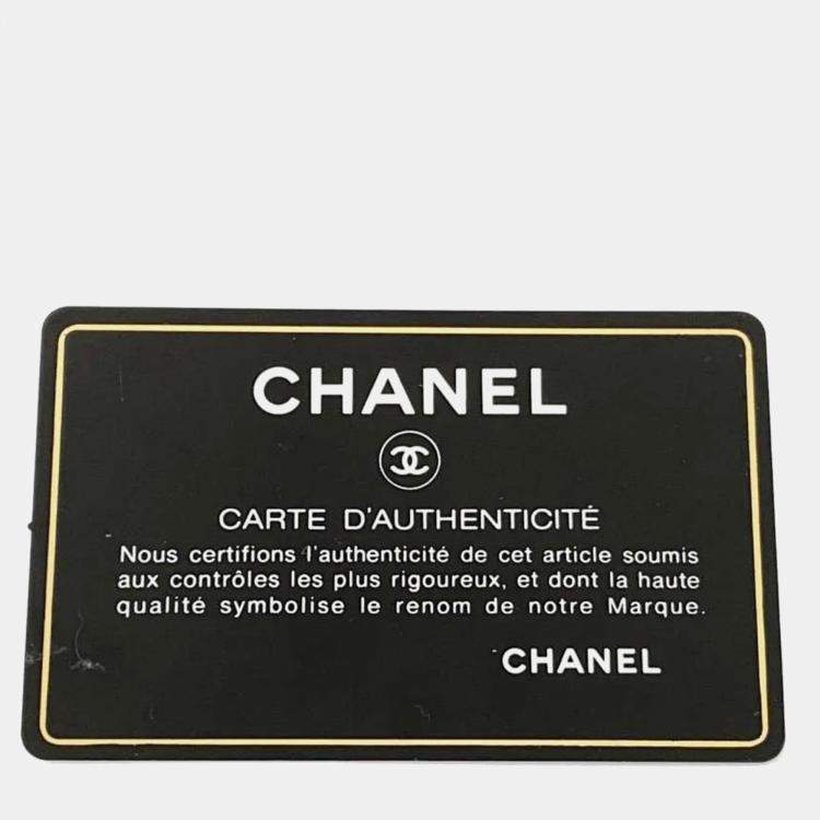 Pre Owned Chanel Black Lambskin Uniform Crossbody Bag