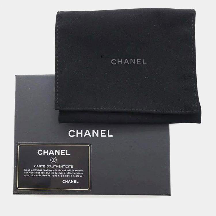 Pre Owned Chanel Pink Lambskin CC Logo Chain Shoulder Bag