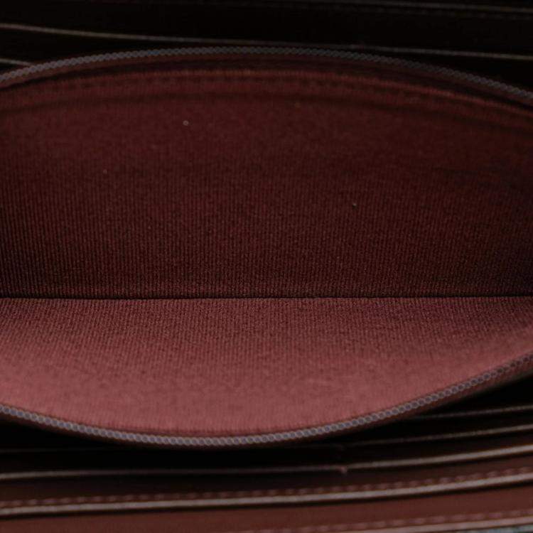 Pre Owned Chanel Black Lambskin Classic Long Flap Wallet