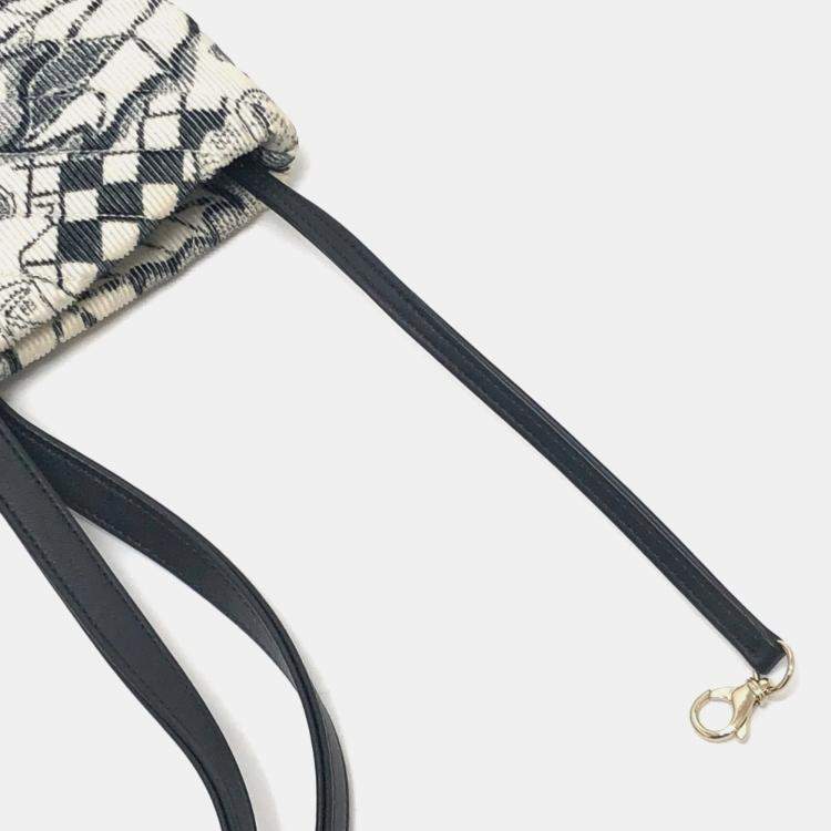 Pre Owned  Chanel White Canvas Printed Camellia Tote Bag 