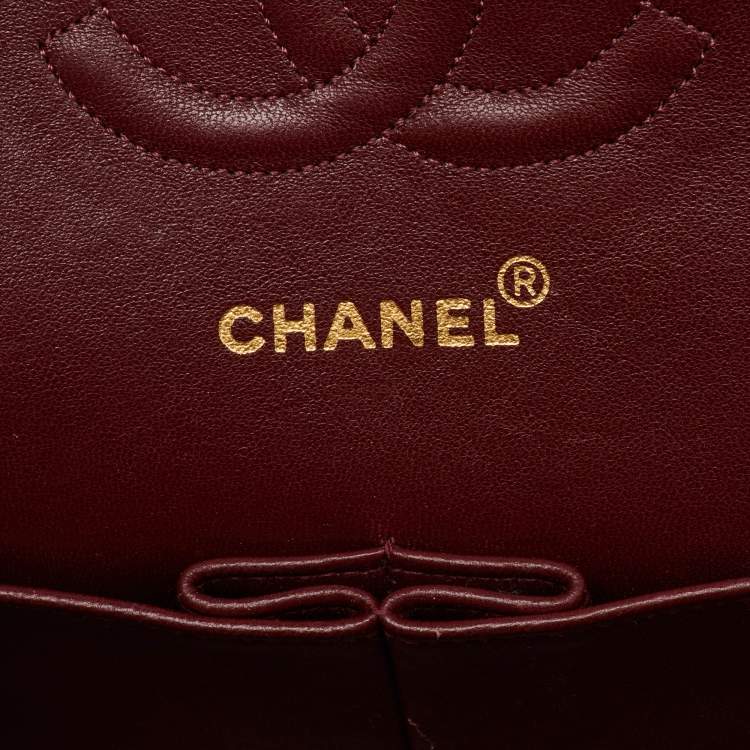 Pre Owned Chanel Black Quilted Leather Medium Classic Double Flap Bag